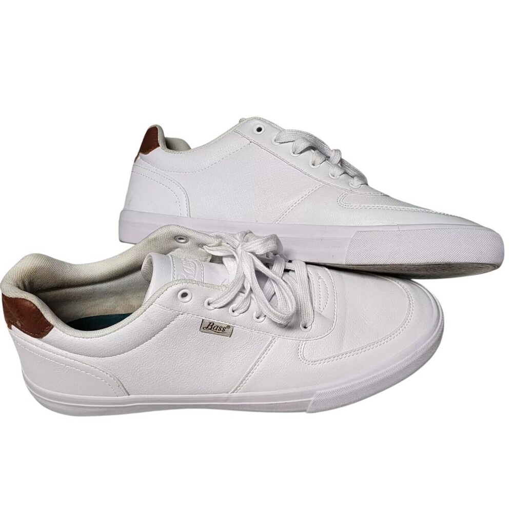 BASS White Sneakers Size 12 Synthetic Upper